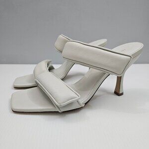 Giaborghini x Pernille Teisbaek Perni 03 Sandal EU 38.5 Light Gray Leather Heel